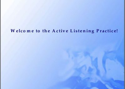 Active Listening Skills Practice – Flash Video