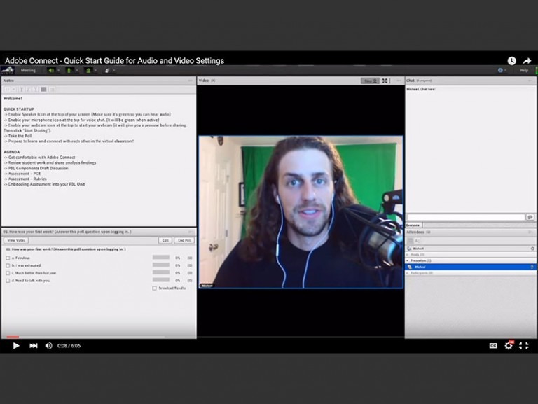 Adobe Connect Quick Start Guide – Tutorial Video
